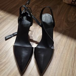 Alexander Wang Lovisa black pointed toe ankle strap